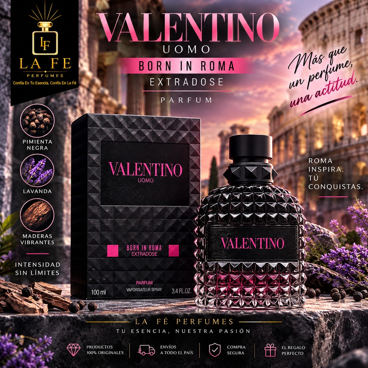 Valentino Uomo Born In Roma Extradose Men 100ml PARFUM